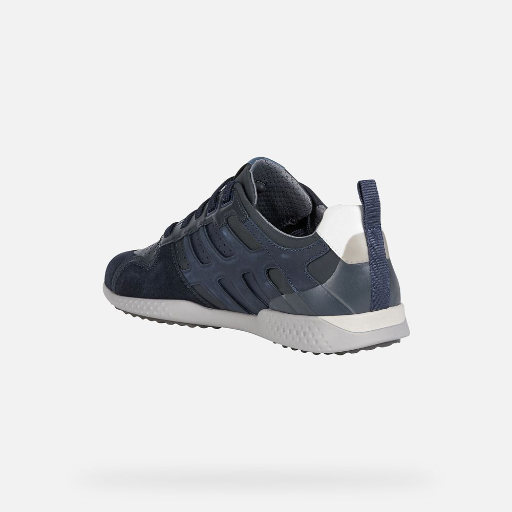 Geox Erkek Spor Ayakkabı Lacivert - Snake.2 - TXO-975042